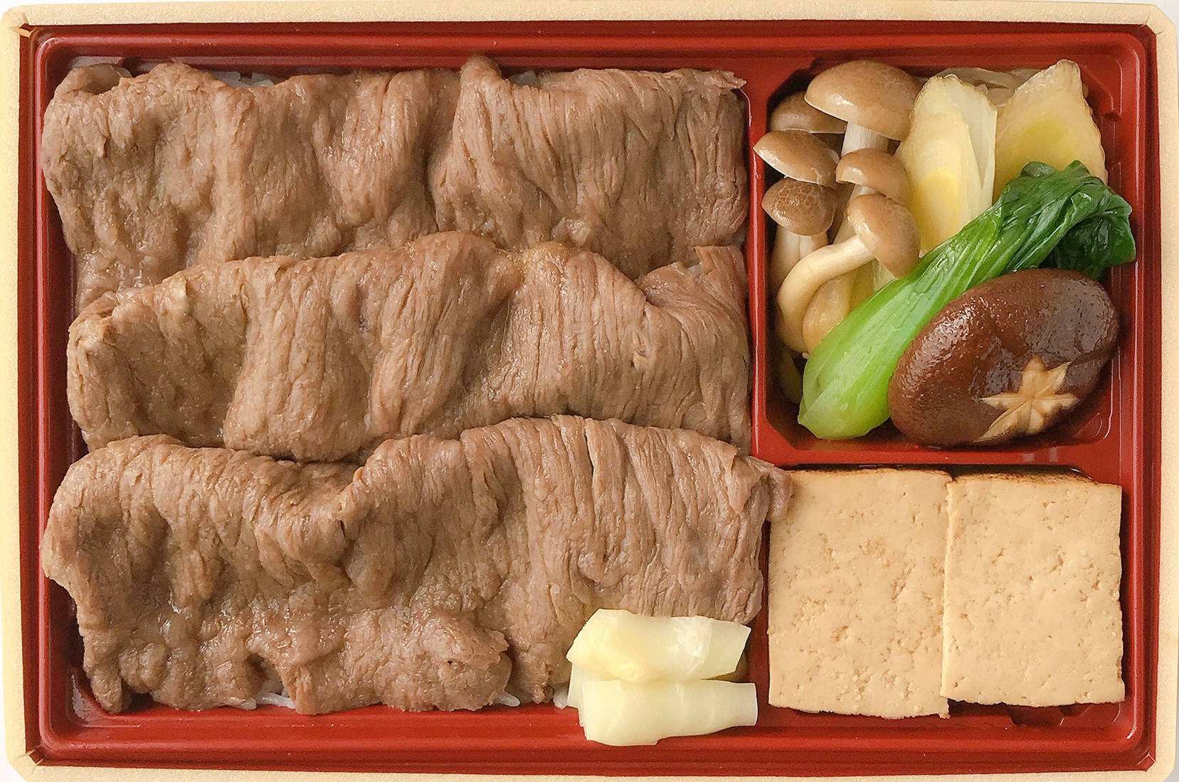 ◆黒毛和牛 明治すき焼弁当